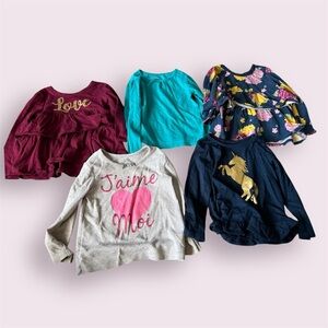 Girl’s 2T Long Sleeve Tops Bundle